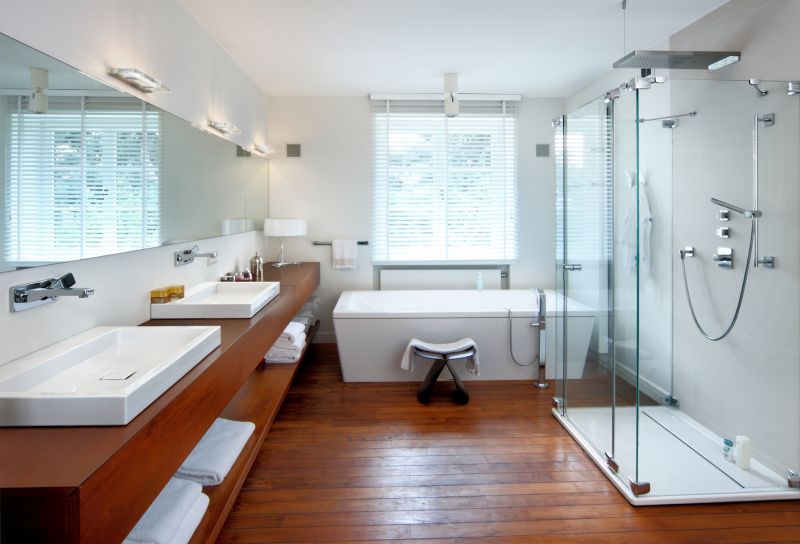 Modern residential bathroom renovation