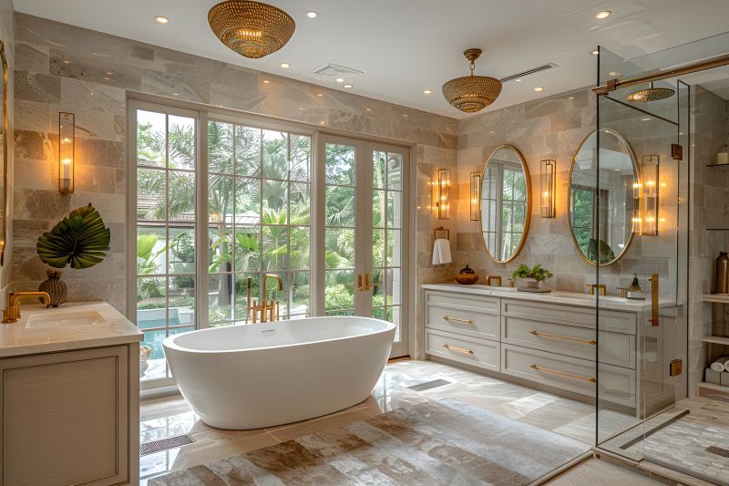 Luxury bathroom upgrade with soaking tub